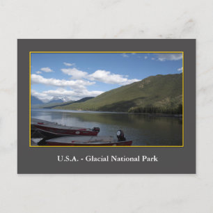 Postal Fotografía del Parque Nacional Glaciar de EE. UU.