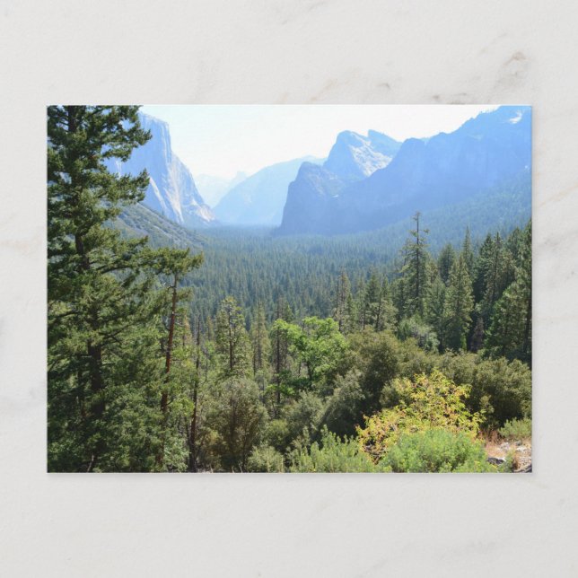 Postal Fotografía del Parque Nacional Yosemite. (Anverso)