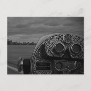 Postal fotografía en blanco y negro