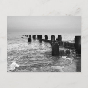 Postal Fotografía en blanco y negro - "Rompedores de la c