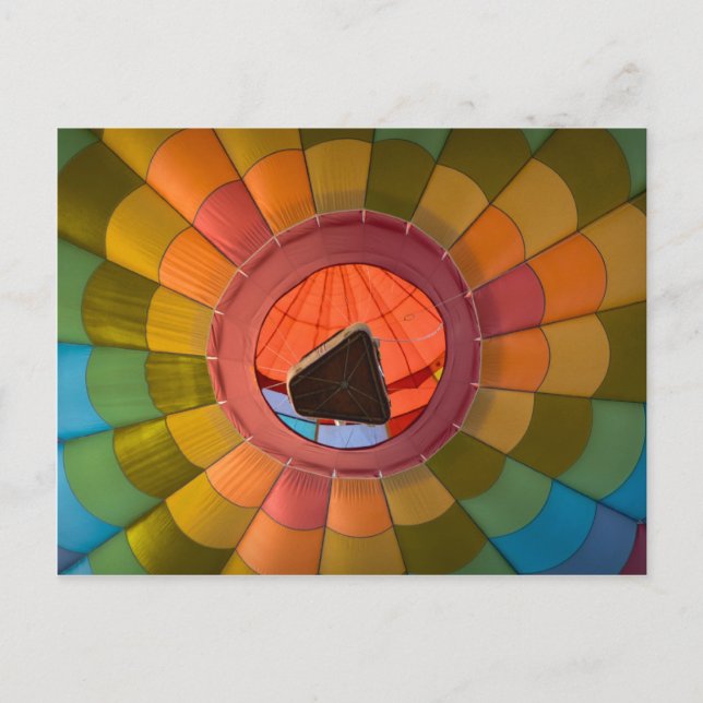 Postal Fotografía en globo aerostático de la Gran Raza Re (Anverso)