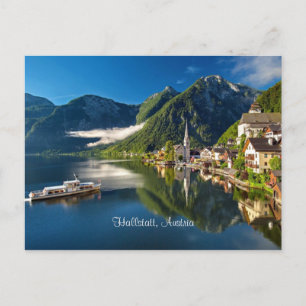 Postal Fotografía escénica de Hallstatt, Austria
