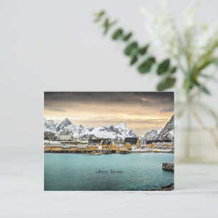 Postal Fotografía escénica de Lofoten, Noruega