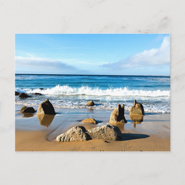 Postal Fotografía escénica de Monterey Bay, California (Anverso)