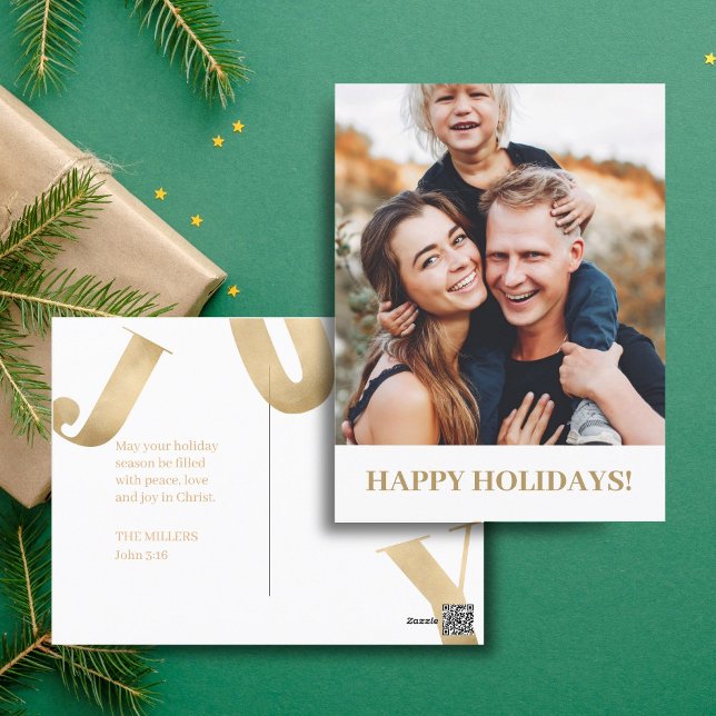 Postal Fotografía Familia Alegría De Navidades De Fe Escr (Subido por el creador)