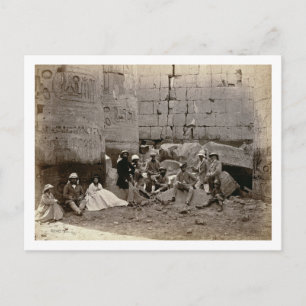 Postal Fotografía grupal en el Salón de las Columnas, Kar