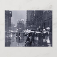 Fotografía: NYC en la lluvia de los años 40