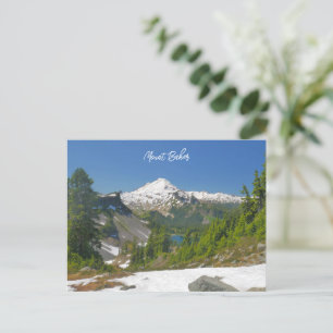 Postal Fotografía paisajística de la montaña Mount Baker