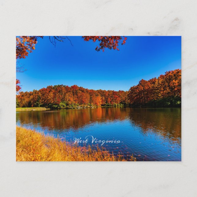 Postal Fotografía paisajística de Virginia Occidental (Anverso)