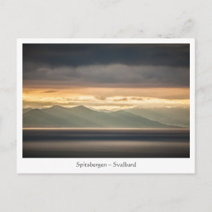 Postal Fotografía panorámica de Svalbard