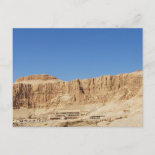 Postal Fotografía panorámica del templo de Hatshepsut