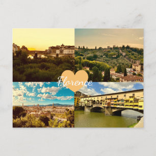 Postal Fotografía personalizada de Florencia en Italia