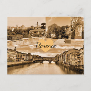 Postal Fotografía personalizada de Florencia en Italia