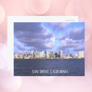 Postal Fotografía personalizada de San Diego Skyline
