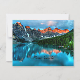 Postal Fotografía pintoresca de Alberta Canada