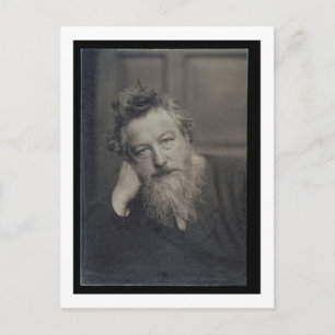 Postal Fotografía retrato de William Morris (1834-96) por
