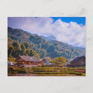 Postal Fotografía rural Escenario Farmhouse EE.UU. Campo