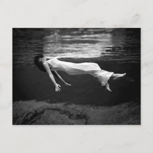 Postal Fotografía subacuática de la moda