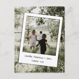 Postal Fotografía y marco personalizados