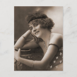 Postal Fotografías antiguas de época: retratos de zapatil