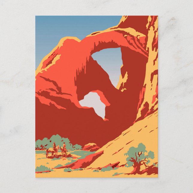 Postal Fotografías antiguas estéticas de Utah (Anverso)