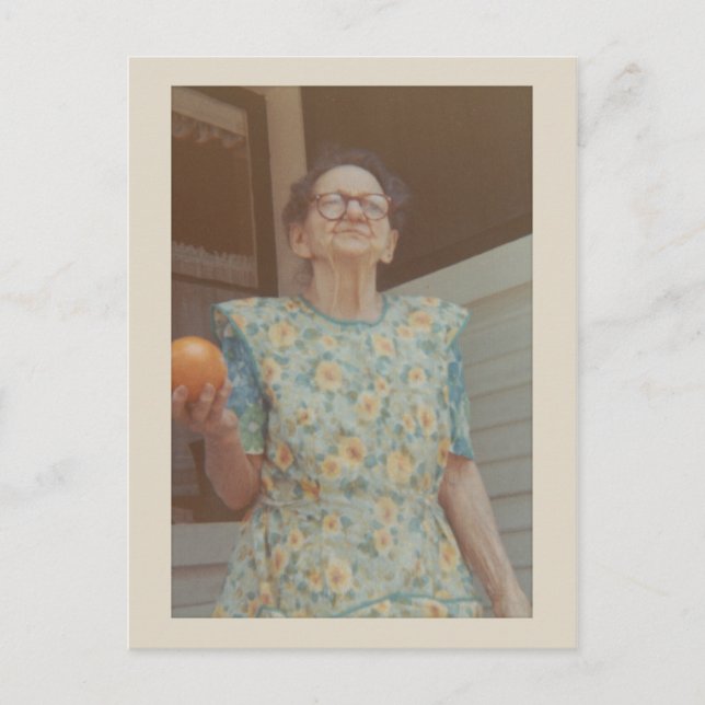 Postal fotografías vintage (abuela josefina) (Anverso)