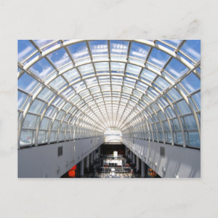 Postal fotográfica Bella Artes de techo de cristal
