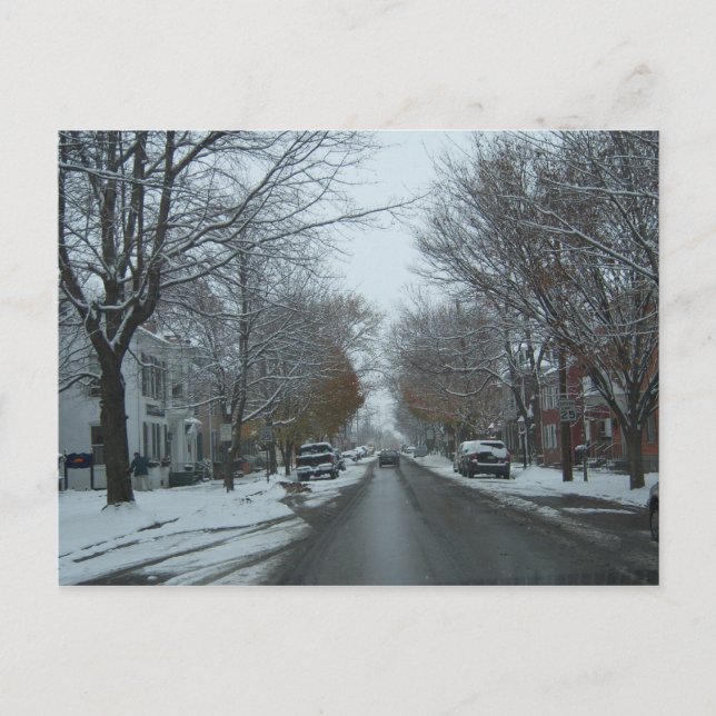 Postal fotográfica "Broadway, Hnover, PA" (Anverso)