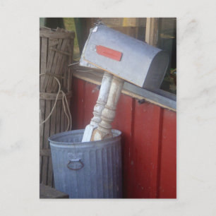 Postal fotográfica "Correo basura"