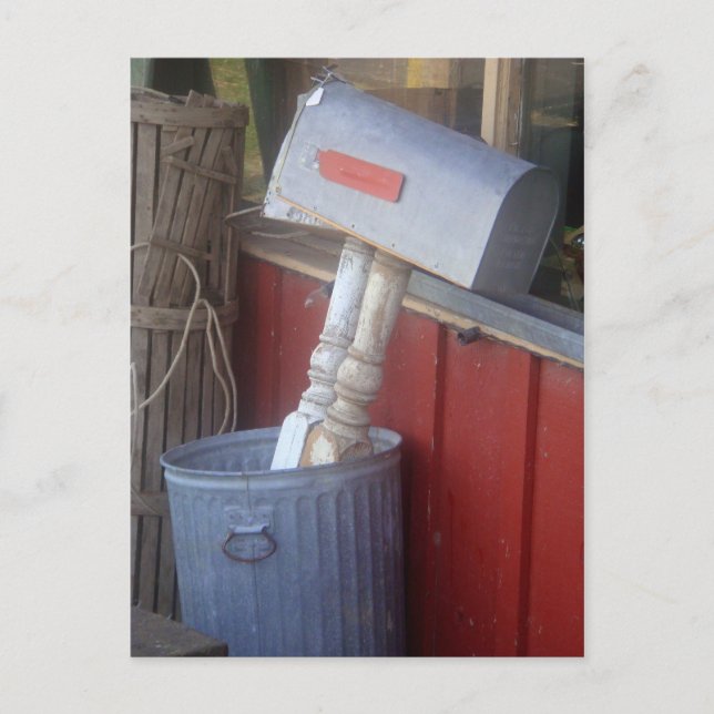 Postal fotográfica "Correo basura" (Anverso)