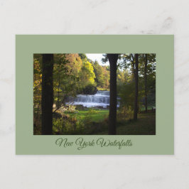 Postal fotográfica de catarata de Nueva York