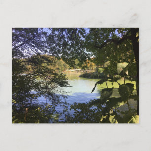 Postal fotográfica de Central Park Lake New York C