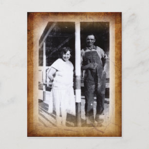 Postal fotográfica de época