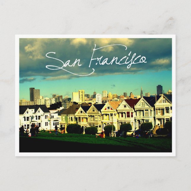 Postal fotográfica de época de San Francisco (Anverso)