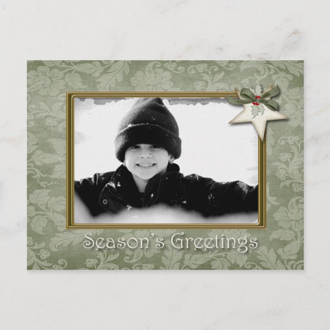 Postal fotográfica de estrella (Anverso)