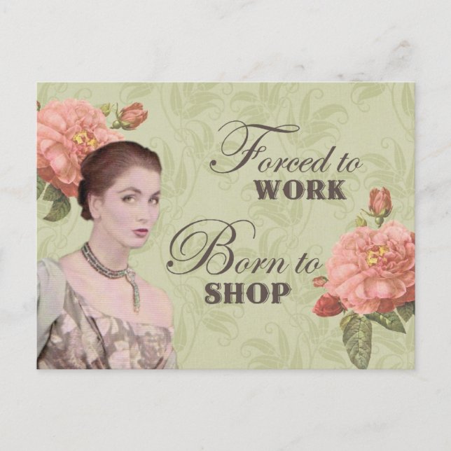 Postal fotográfica de la dama francesa de época (Anverso)