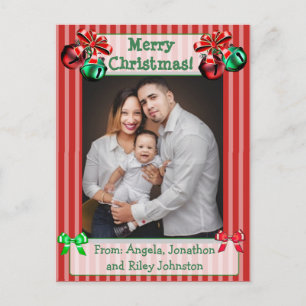 Postal fotográfica de la familia de los Navidades 