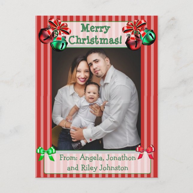 Postal fotográfica de la familia de los Navidades  (Anverso)