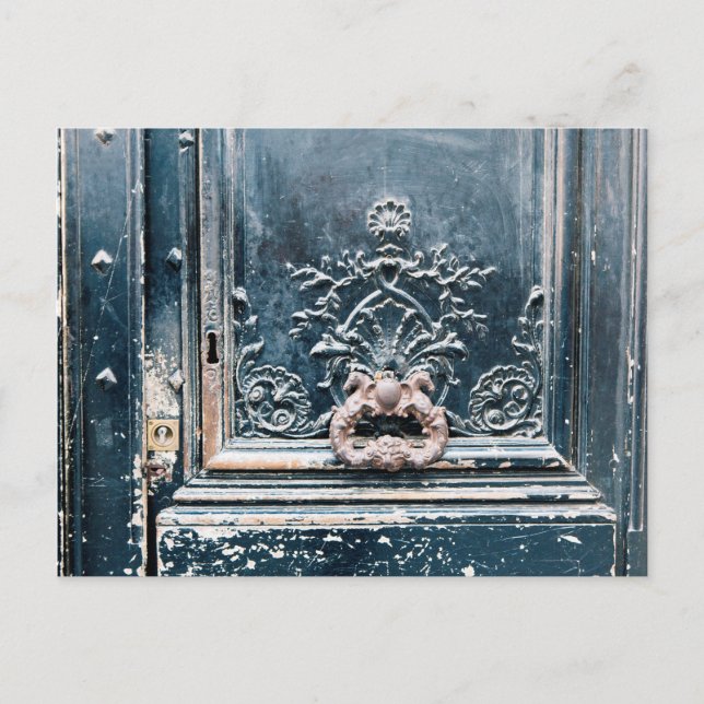 Postal fotográfica de la puerta de París (Anverso)