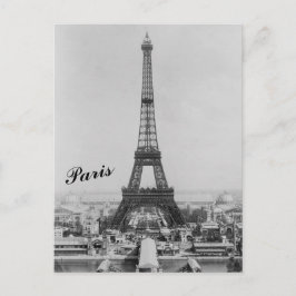 Postal fotográfica de la Torre Eiffel
