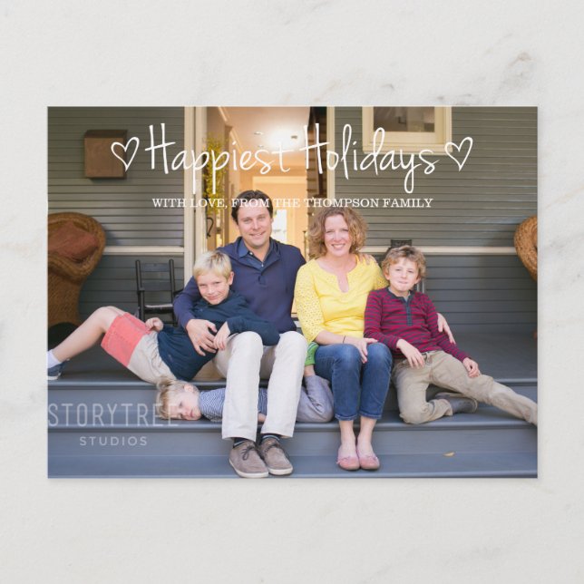 Postal fotográfica de las vacaciones más felices (Anverso)