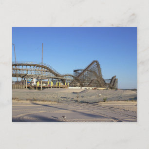 Postal fotográfica de montaña rusa