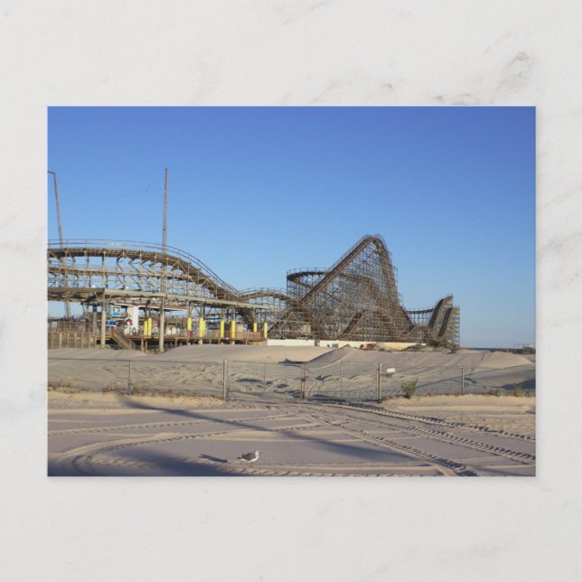 Postal fotográfica de montaña rusa (Anverso)