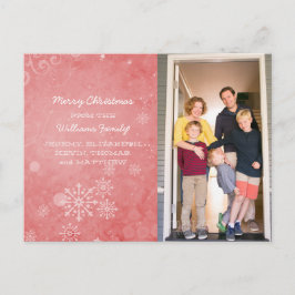 Postal fotográfica de natación de nevado rojo Swir