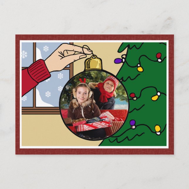 Postal fotográfica de navidades (Anverso)