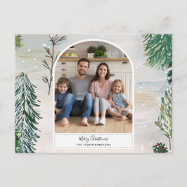Postal fotográfica de Navidades encantados de los