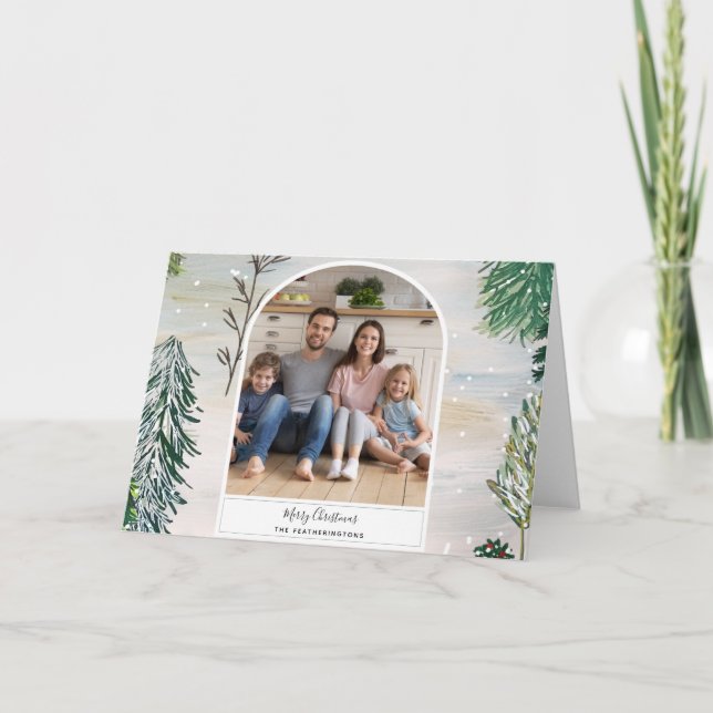 Postal fotográfica de Navidades encantados de los  (Anverso)