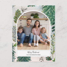 Postal fotográfica de Navidades encantados de los