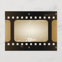 Postal fotográfica de película fotográfica de pelí