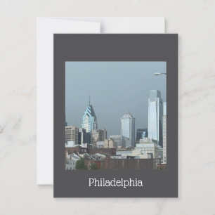 Postal fotográfica de Philadelphia Skyline
